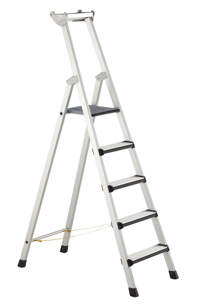 Produktbild ZARGES LM-Stufen-Stehleiter Z600, 8 Stufen Leiterlänge 2,50  m