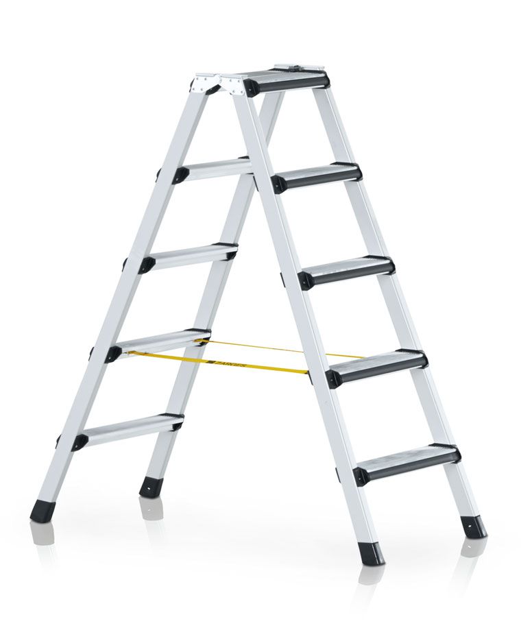 Produktbild ZARGES Comfortstep B Stehleiter Z600 2x4 Stufen Leiterlänge 0,98 m