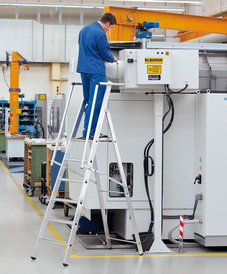 Produktbild ZARGES ZAP Stufenleiter Z600, 3 Stufen, Plattformhöhe 0,78m bild 2