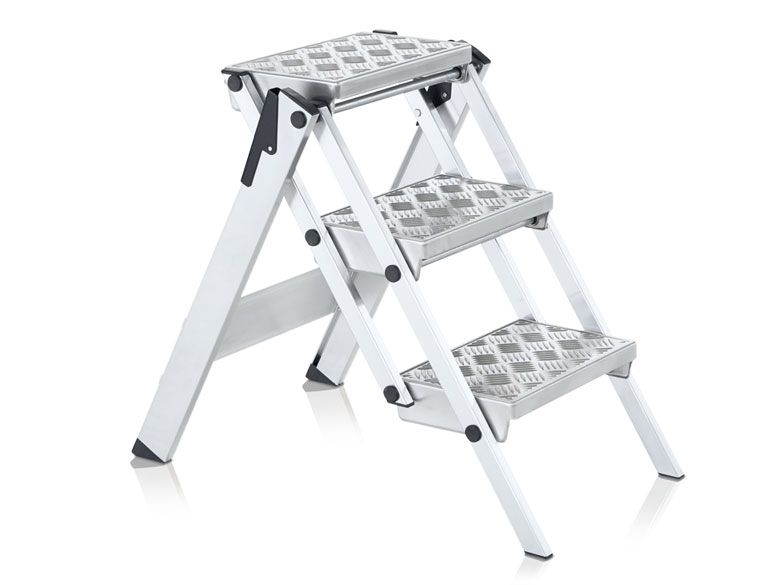 Produktbild ZARGES Plazatec P Stufentritt klappbar Z600 2 Stufen Plattformhöhe 0,45m