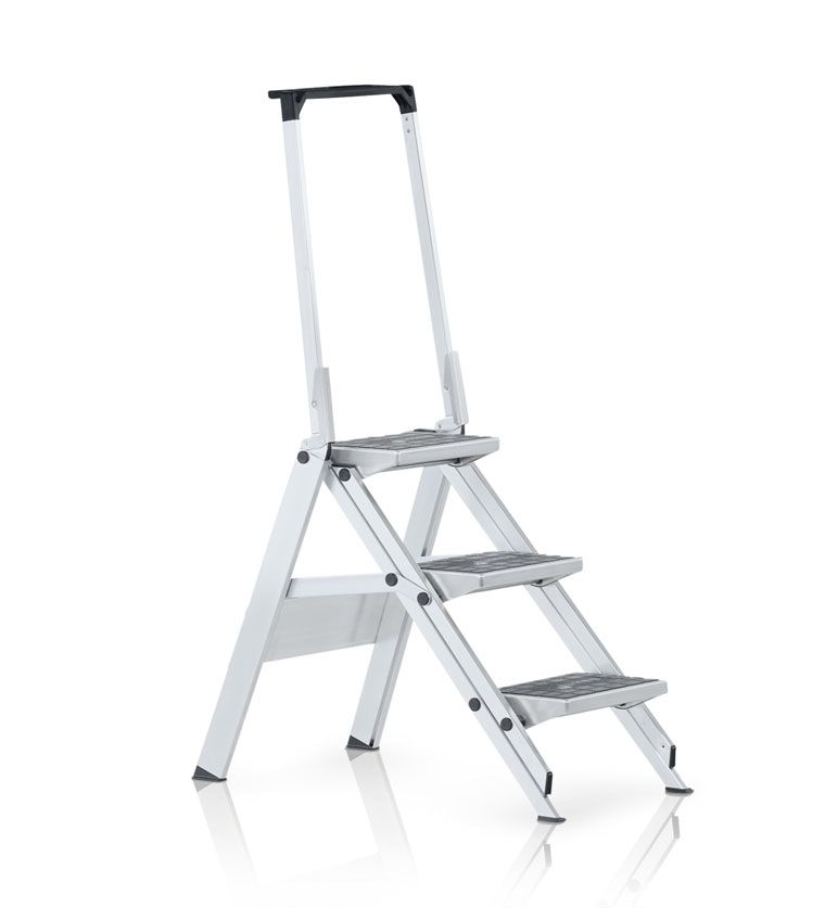 Produktbild ZARGES Plazamax P Sicherheitstreppe Z600 2 Stufen Plattformhöhe 0,45m