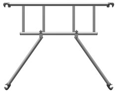 Produktbild ZARGES Geländer S-PLUS Z600, für 2,50 m Länge