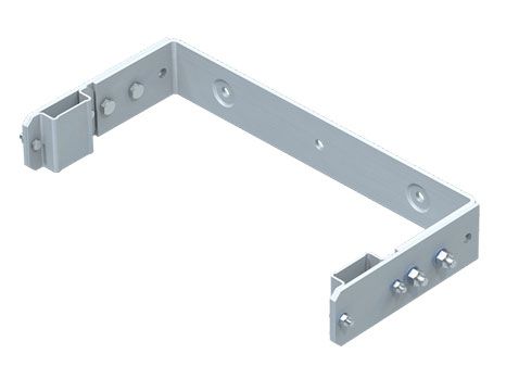 Produktbild ZARGES Wandhalter verstellbar, Edelstahl V4A, Wandabstand 200 - 250 mm