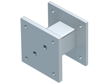 Produktbild ZARGES Distanzsegment Länge 160 mm STL, Edelstahl V4A bild 1