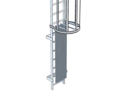 Produktbild ZARGES Sicherungstüre STL, für Wartungsleitern