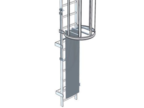 Produktbild ZARGES Sicherungstüre STL, für Fluchtleitern