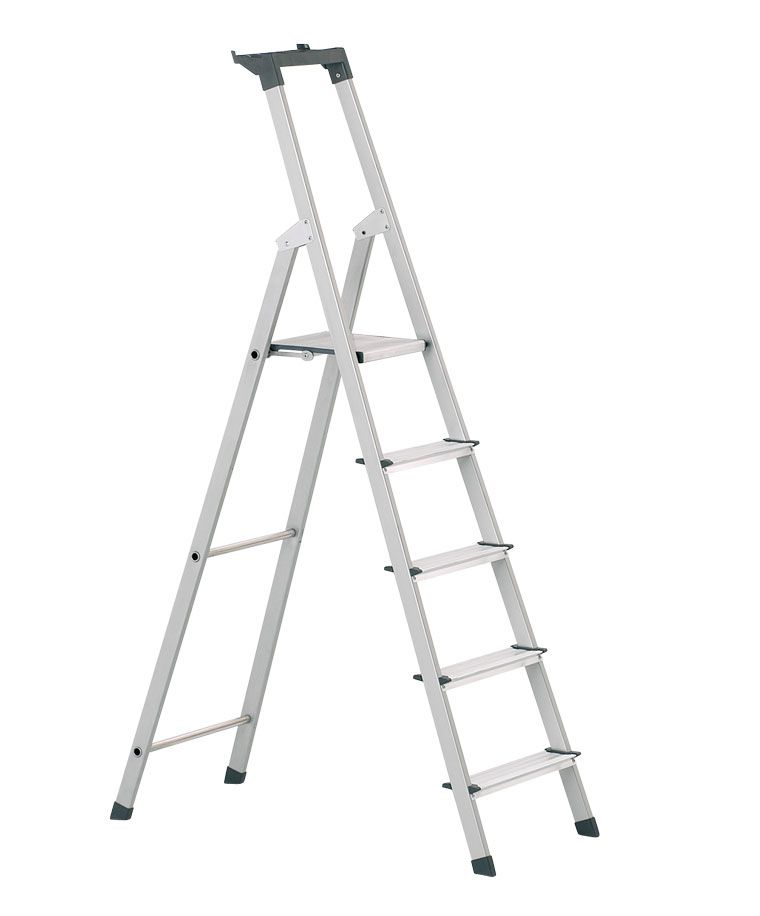 Produktbild ZARGES Stufen-Stehleiter Z200, 8 Stufen Plattformhöhe 1,70m