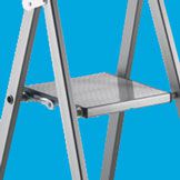 Produktbild ZARGES Stufen-Stehleiter Z200, 7 Stufen Plattformhöhe 1,47m bild 3