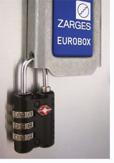 Produktbild ZARGES TSA Bügelschloss 3-stellig.