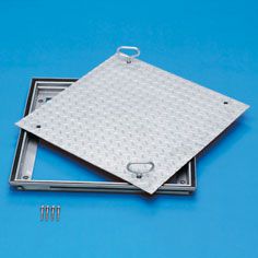 Produktbild ZARGES Schachtabdeckung V2A SCH,  Schachtmaß 1000 x 1000  mm bild 2