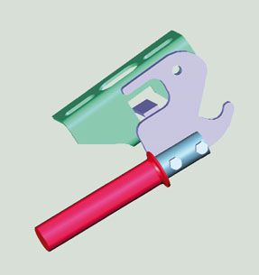 Produktbild ZARGES Panikverschluss SCH, für Schachtabdeckungen bild 1