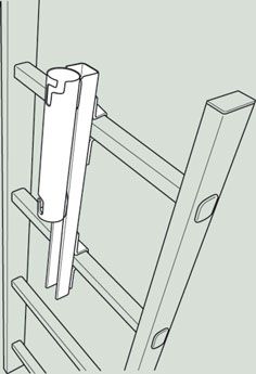 Produktbild ZARGES Einsteckhülse Edelstahl V4A, Sprossenbefestigung bild 2
