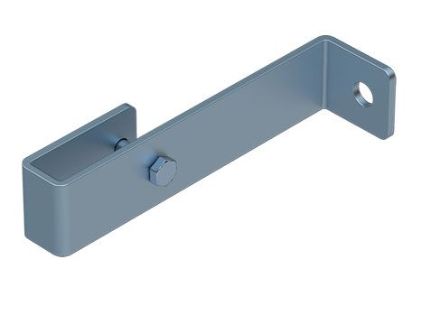 Produktbild ZARGES Wandhalter für verzinkte Stahlleitern, Wandabstand 150 - 190 mm