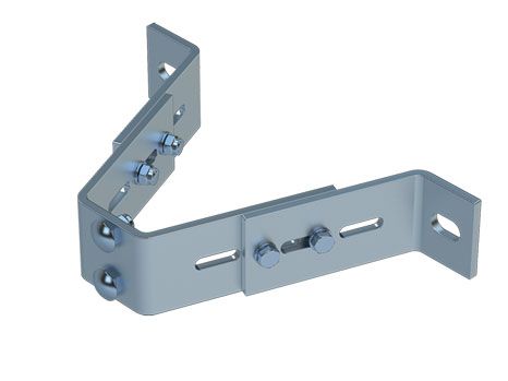 Produktbild ZARGES Wandhalter Edelstahl V4A, Wandabstand 120 - 180 mm