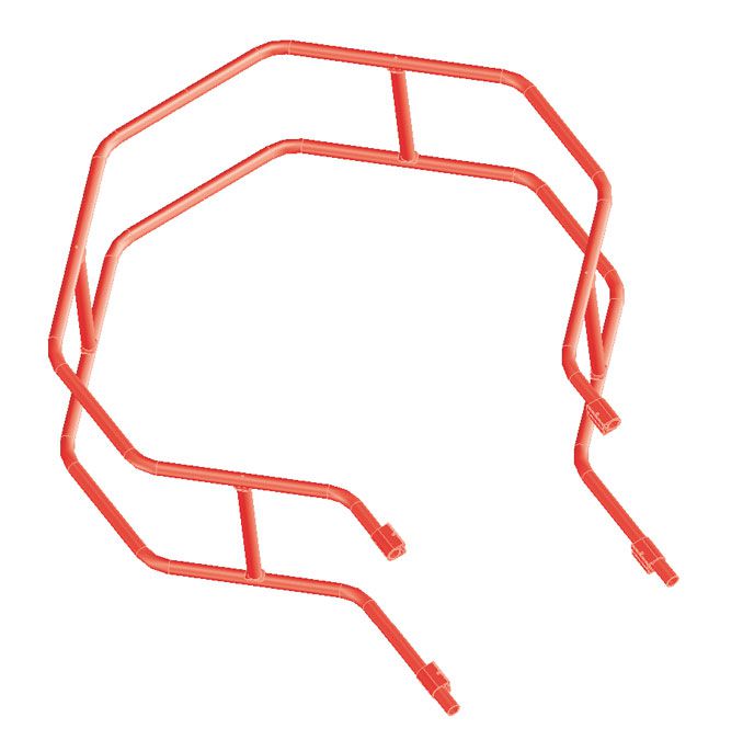 Produktbild ZARGES Pflichmodul Geländer, rund Z600, Durchmesser ca. 1500 mm