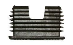 Produktbild ZARGES Endkappe Z600, schwarz 62 x 25 mm