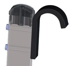 Produktbild ZARGES Auflegehaken Z600, f. Führungsschiene 100 mm Durchm.