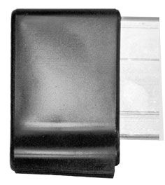 Produktbild ZARGES Aussenschuh Z600, schwarz 58 x 25 mm