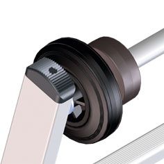 Produktbild ZARGES Kopffahrwerk, incl. Montage