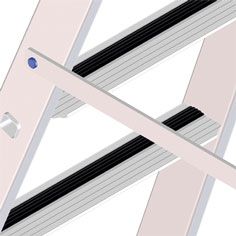 Produktbild ZARGES Starre Verbindung bis 12 Stufen, incl. Montage bild 2