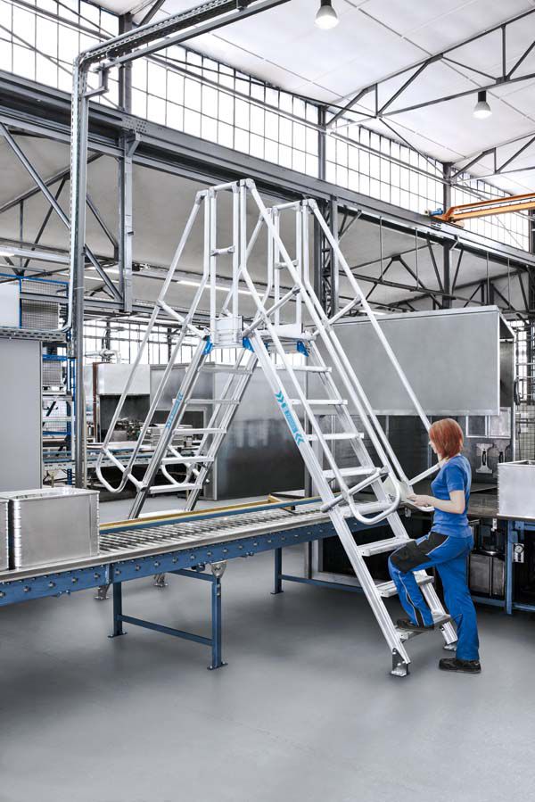 Produktbild Zarges Leichtmetall Überstieg 8 Stufen Z600 bild 2