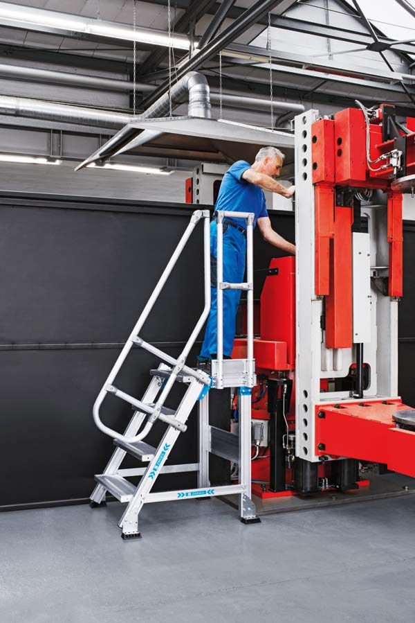 Produktbild Zarges LM-Treppenpodest 3 Stufen Z600 bild 2