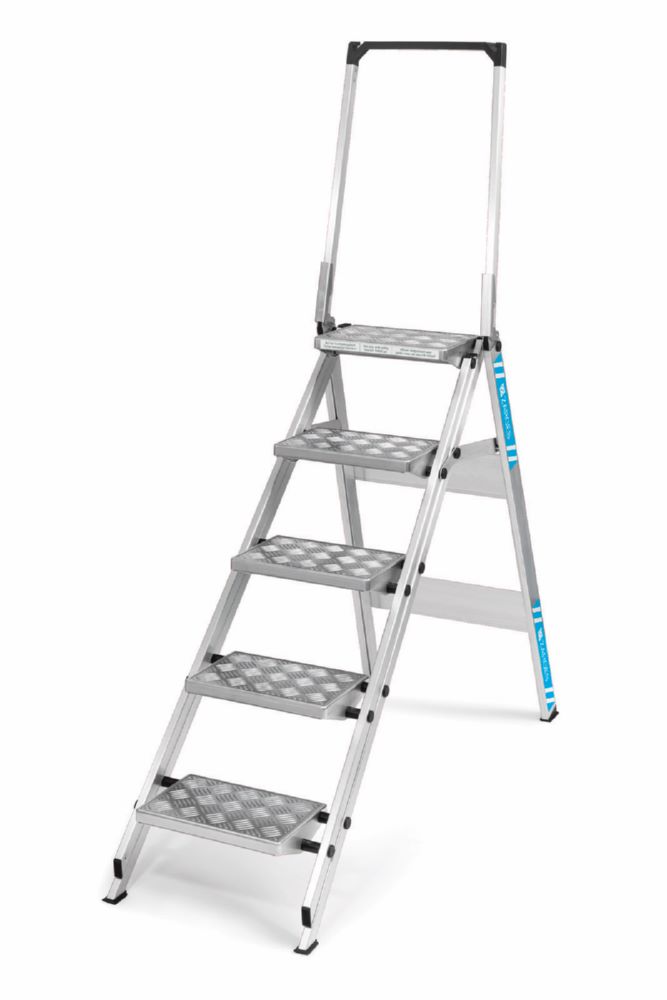 Produktbild Zarges Sicherheitstreppe ableitfähig Plazatec P bis 150 kg 5 Stufen