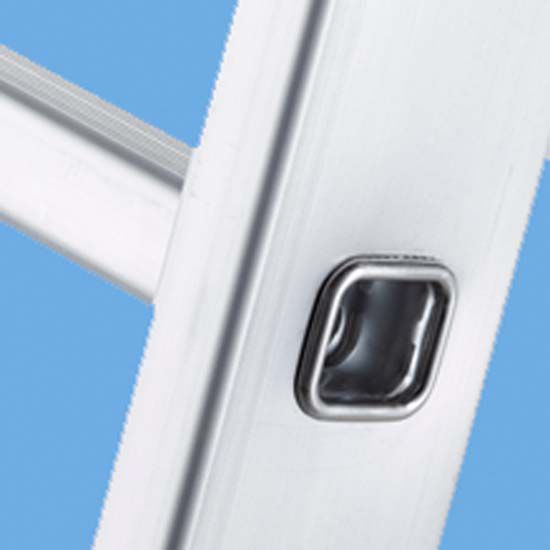 Produktbild Zarges Stella LH Leichtmetall Regalleiter mit 14 Sprossen bild 2