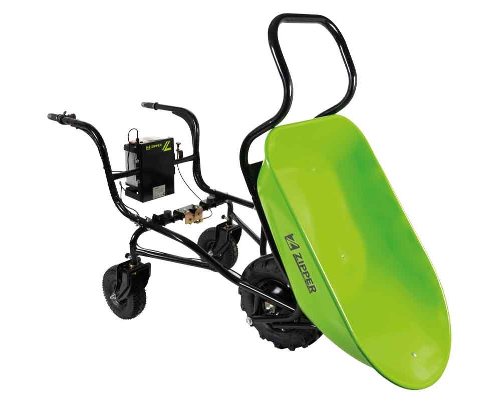 Produktbild Zipper Elektro Schubkarre mit 100 Liter Fassungsvermögen bild 2