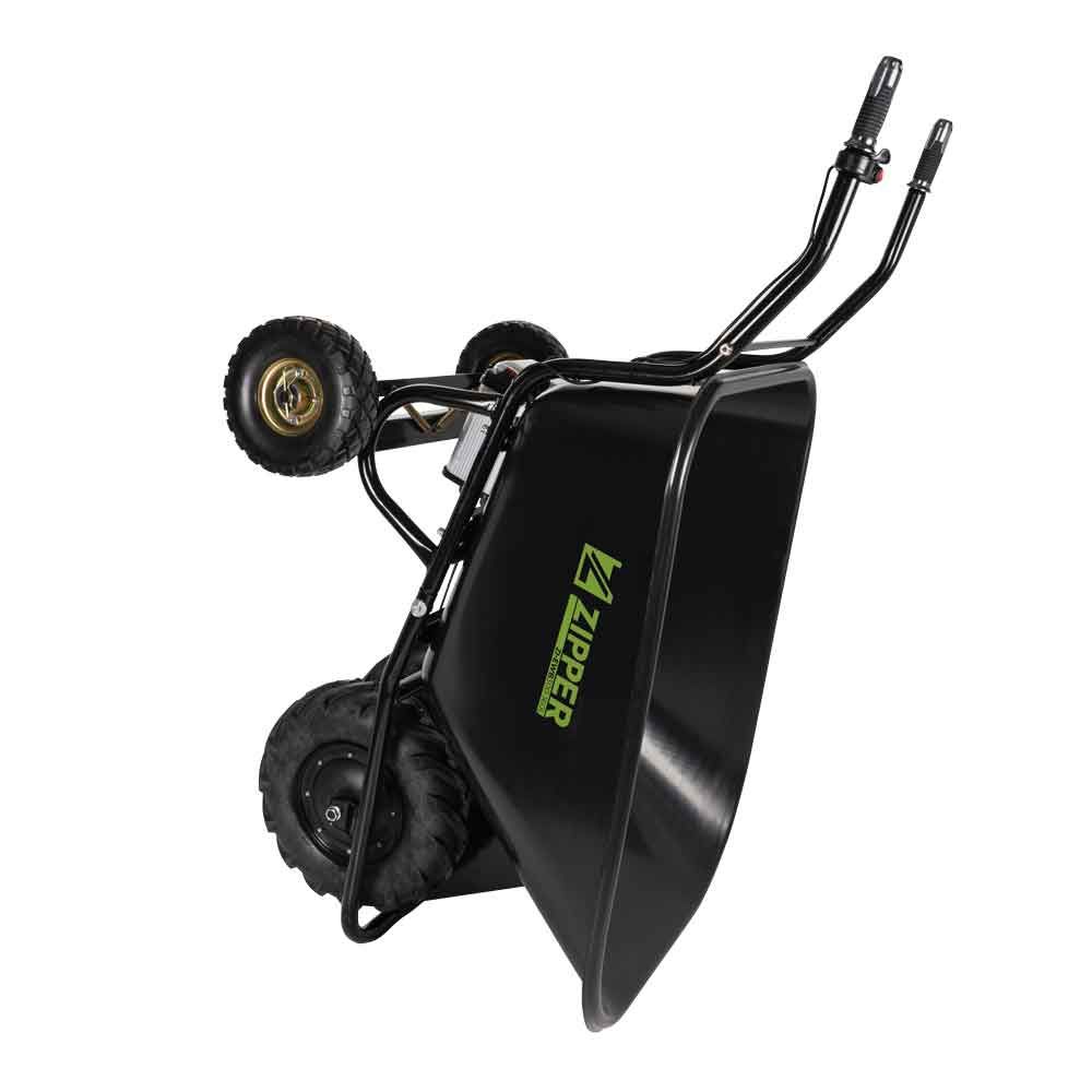 Produktbild Zipper Elektro Schubkarre bis 300 kg und 160 Liter Fassungsvermögen bild 2
