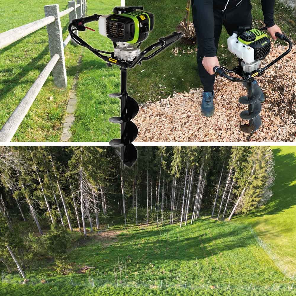 Produktbild Zipper Erdbohrer mit 3 Bohrer Motorleistung 1900 W bild 5