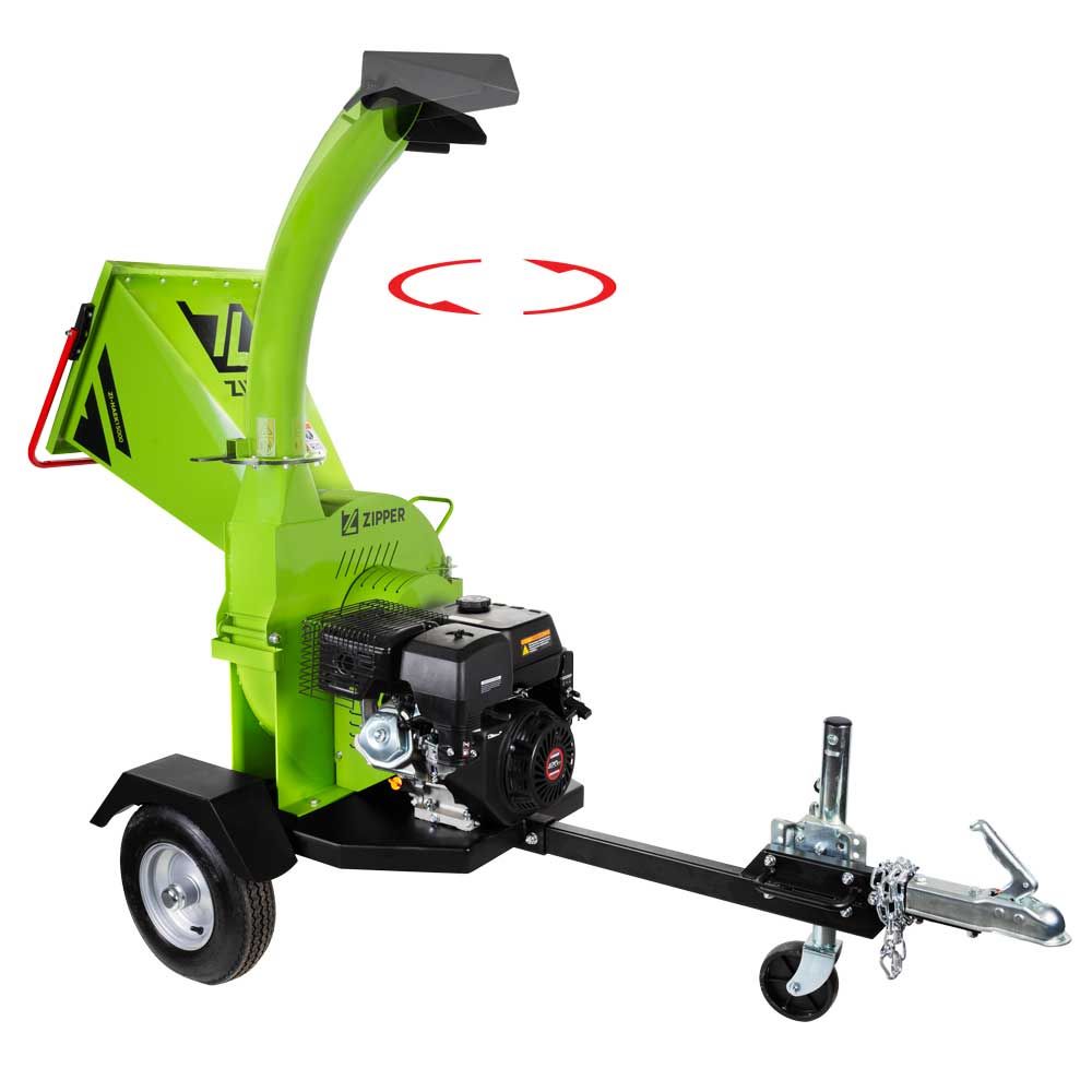 Produktbild Zipper Häcksler mit Benzinmotor und 2 Hackscheiben bild 2